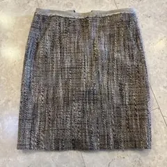 ツイードタイトスカート