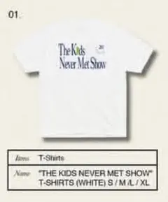 The Kids Never Met Show Tシャツ ホワイト - メルカリ