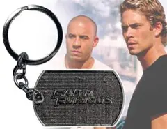 「ワイルド・スピード　ヴィン・ディーゼル　ドッグタグ キーホルダー」jo-db