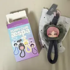 aespa Fluffy Club ジゼル ストラップ トレカ付き - メルカリ
