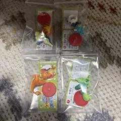 ポケモン チョコエッグ　旅立ちの三匹　ヒトカゲ　ヒノアラシ　キモリ　ミジュマル