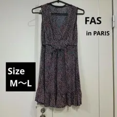 レディース　ワンピース　FAS　M　L ハート柄