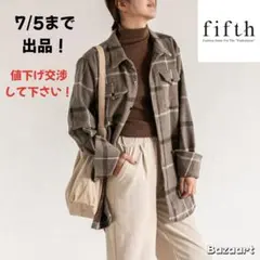 fifth チェック オーバーサイズ シャツ ジャケット スタイリストのサムネイル