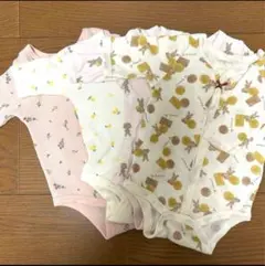 前あき　ボディスーツ肌着　4枚