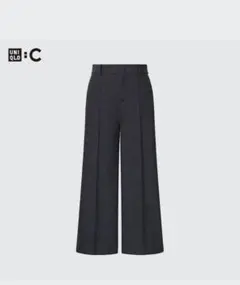 ★即完売品UNIQLO C ブラッシュドジャージークロップドパンツ　ダークグレー