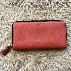 ANYA HINDMARCH アニヤハインドマーチ 長財布 コーラルピンクのサムネイル