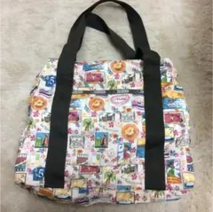 レスポートサック ハワイ柄トートバッグ ボストンバッグ
