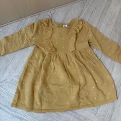 H&M ドット柄フリルワンピース 12-18M