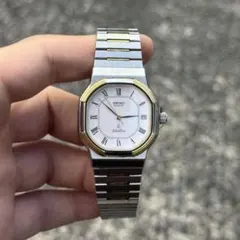 90s Vintage Seiko Cadet 腕時計 コンビ サントスtank - メルカリ