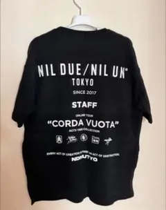 NIL DUE / NIL UN TOKYO グラフィック Tシャツ 黒 古着
