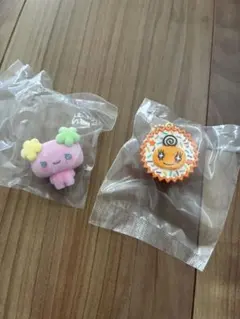 【2点セット】たまごっち　フロッキーマスコット　　手作りおやつチャーム　めめっち
