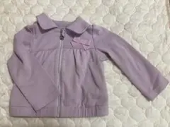 ラベンダー ジッパー付きジャケット