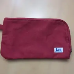 Lee ポーチ ワインレッド キャンバス地のサムネイル