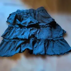 Skip Land フリルスカート 130cm 黒