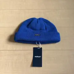 meltum KNIT WATCH CAP BLUE