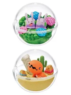 ポケモン テラリウムコレクション のんびりなひととき ヌメラ&ヌメラ ナックラー