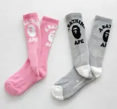 アベイシングエイプ APE 靴下ソックス 2点セット