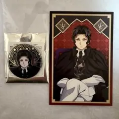 鬼滅の刃　AGF　鬼舞辻無惨　レリーフメタル缶バッジ　ポストカード