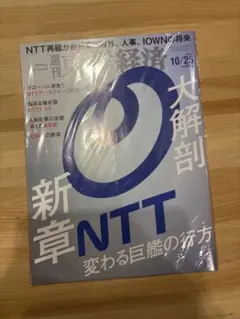 週刊東洋経済 2025年10/25号(大解剖 新章NTT)