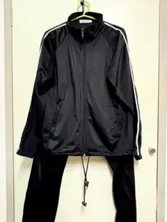 ブラックジャージ上下セット　Ｌサイズ