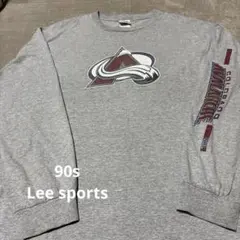 n*n様 90s Lee SPORT NHL アバランチ ロンT グレー 袖プリ