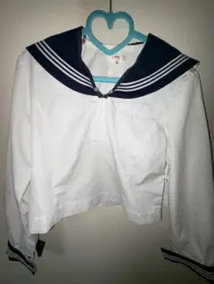 セーラー服上着 白/ネイビー