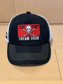 CREAM SODA トラッカーキャップ スカルデザインキャップ - メルカリ