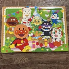 アンパンマン うきうきピクニック　パズル　20ピース(収納袋付き)のサムネイル