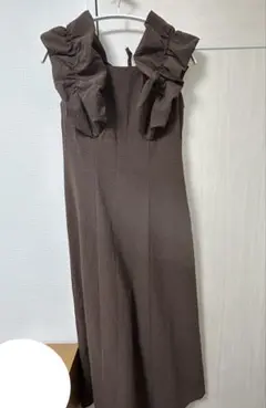 NATURAL BEAUTY BASIC サッカーバブルフリルワンピース