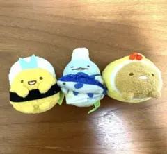 すみっコぐらし おすし てのり ぬいぐるみ とかげ とんかつ あじふらいのしっぽ