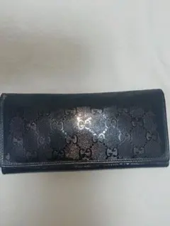 GUCCI グッチ 長財布 GG柄 インプリメ ブラック