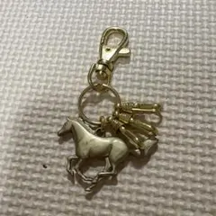馬 モチーフ キーホルダー