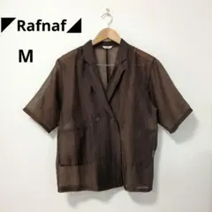 Rafnaf シアー テーラードジャケット ブラウン ダブルジャケットのサムネイル