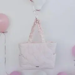 リボン刺繍パファートートバッグ／メゾン ド フルール メゾンド