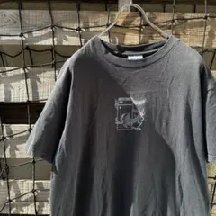 90s UnitedSports 龍 漢字 両面プリント USA製 墨黒Tのサムネイル