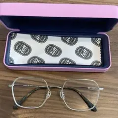 Zoff 廃盤メタルフレーム メガネ 度付き