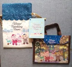 Duffy and Friends 巾着　小バッグ　2点セット　ディズニー