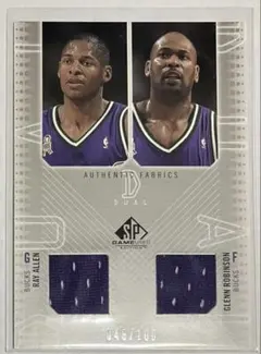 100シリ Dual ジャージ Ray Allen Glenn Robinson