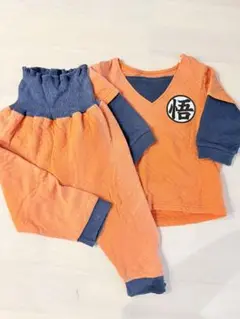 冬用ドラゴンボール ベビーパジャマ サイズ80
