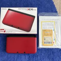 【極美品】【付属品完備】ニンテンドー3DS LL レッド×ブラック
