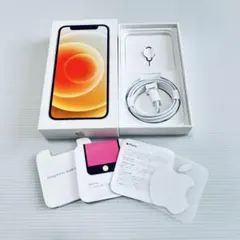 iPhone12 mini　箱、ライトニングケーブル 、ホワイト、ロゴシール付き