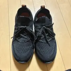 ブラック メッシュスニーカー 24.0cm