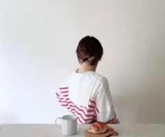 mavuno Le Minor ボーダー別注長袖トップス　セーラー　マヴーノ