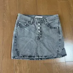 【Levi's】ICON SKIRT デニムミニスカート ダークグレーのサムネイル