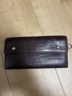 CELINE ダークブラウン 長財布 - メルカリ