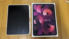 iPad Air ピンク 本体 カバー付き