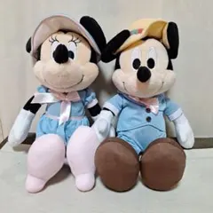 ミッキー・ミニー　ぬいぐるみ