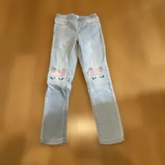 ユニコーン刺繍デニムパンツ　H&M 女の子