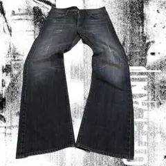 archive ブラックデニム　ブーツカット　ローライズ　アメリカ製　y2k