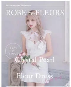 robe de fleurs 3Dフラワーモチーフラメ刺繍レースフレアミニドレス